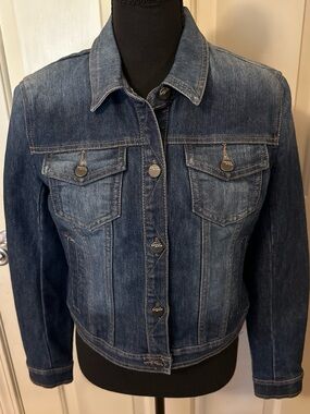 DKNY Dark Blue Denim Jean Jacket